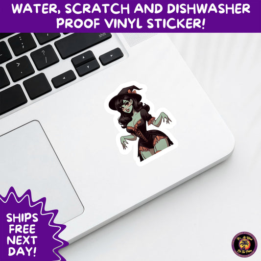 HALLOWEEN VINYL STICKERS | Spooky Ghosts, Witches, Pumpkins, Skulls and Bats – Waterproof Halloween Sticker Pack for All Ages