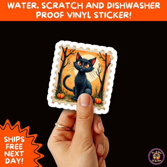 HALLOWEEN VINYL STICKERS | Spooky Ghosts, Witches, Pumpkins, Skulls and Bats – Waterproof Halloween Sticker Pack for All Ages