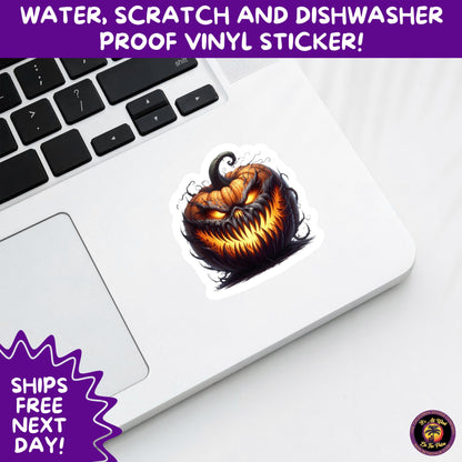 HALLOWEEN VINYL STICKERS | Spooky Ghosts, Witches, Pumpkins, Skulls and Bats – Waterproof Halloween Sticker Pack for All Ages
