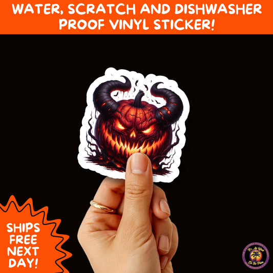 HALLOWEEN VINYL STICKERS | Spooky Ghosts, Witches, Pumpkins, Skulls and Bats – Waterproof Halloween Sticker Pack for All Ages
