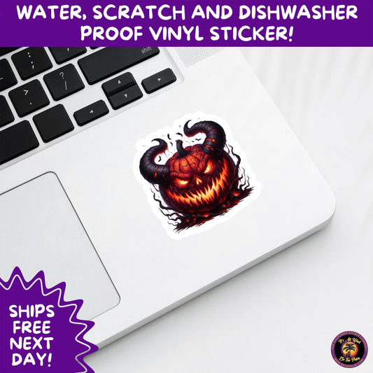 HALLOWEEN VINYL STICKERS | Spooky Ghosts, Witches, Pumpkins, Skulls and Bats – Waterproof Halloween Sticker Pack for All Ages