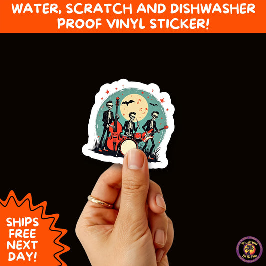 HALLOWEEN VINYL STICKERS | Spooky Ghosts, Witches, Pumpkins, Skulls and Bats – Waterproof Halloween Sticker Pack for All Ages