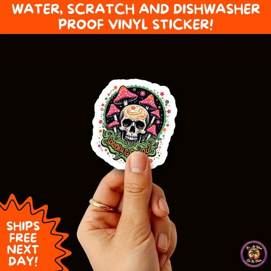 HALLOWEEN VINYL STICKERS | Spooky Ghosts, Witches, Pumpkins, Skulls and Bats – Waterproof Halloween Sticker Pack for All Ages