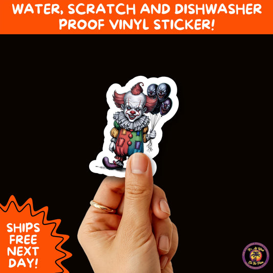 HALLOWEEN VINYL STICKERS | Spooky Ghosts, Witches, Pumpkins, Skulls and Bats – Waterproof Halloween Sticker Pack for All Ages