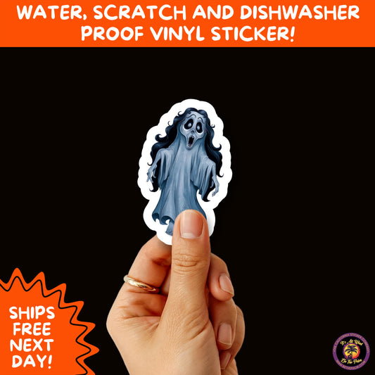HALLOWEEN VINYL STICKERS | Spooky Ghosts, Witches, Pumpkins, Skulls and Bats – Waterproof Halloween Sticker Pack for All Ages