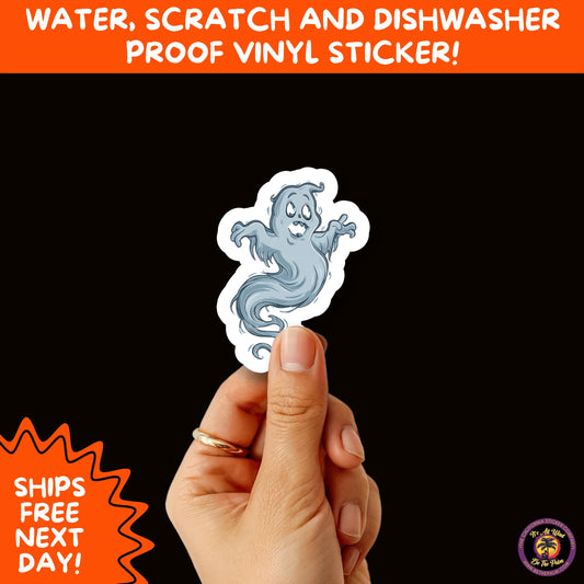 HALLOWEEN VINYL STICKERS | Spooky Ghosts, Witches, Pumpkins, Skulls and Bats – Waterproof Halloween Sticker Pack for All Ages