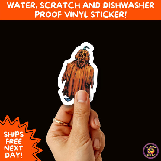 HALLOWEEN VINYL STICKERS | Spooky Ghosts, Witches, Pumpkins, Skulls and Bats – Waterproof Halloween Sticker Pack for All Ages