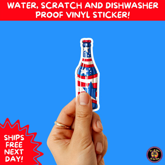 4TH OF JULY | Sticker Pack Independence Day Vinyl Decals, USA Flag, Fireworks, Red White Blue Summer Holiday Patriotic Sticker Set