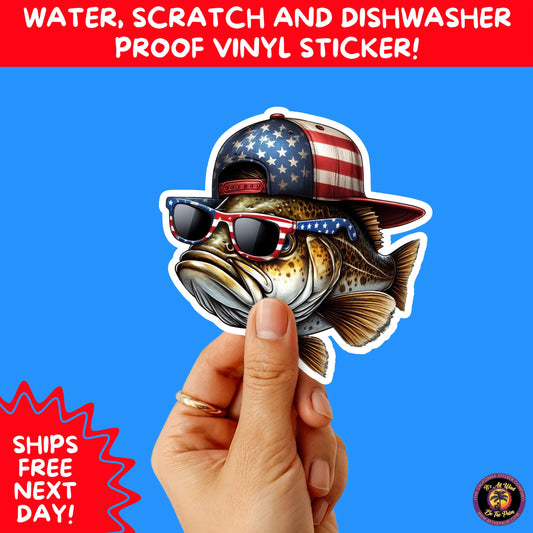 4TH OF JULY | Sticker Pack Independence Day Vinyl Decals, USA Flag, Fireworks, Red White Blue Summer Holiday Patriotic Sticker Set