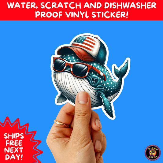 4TH OF JULY | Sticker Pack Independence Day Vinyl Decals, USA Flag, Fireworks, Red White Blue Summer Holiday Patriotic Sticker Set