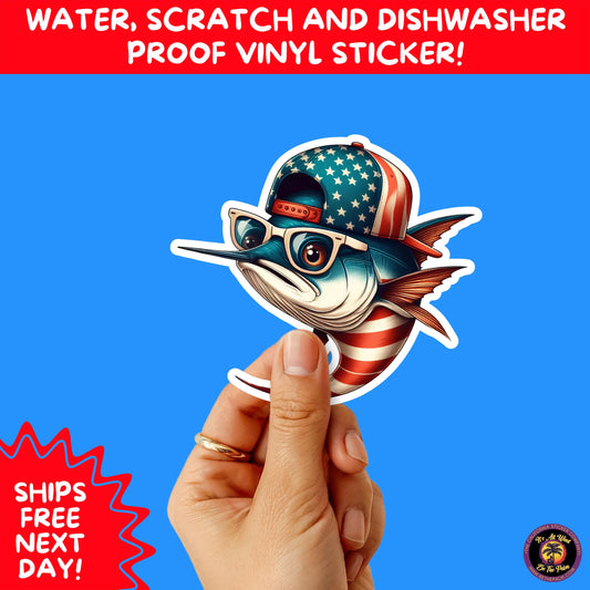 4TH OF JULY | Sticker Pack Independence Day Vinyl Decals, USA Flag, Fireworks, Red White Blue Summer Holiday Patriotic Sticker Set