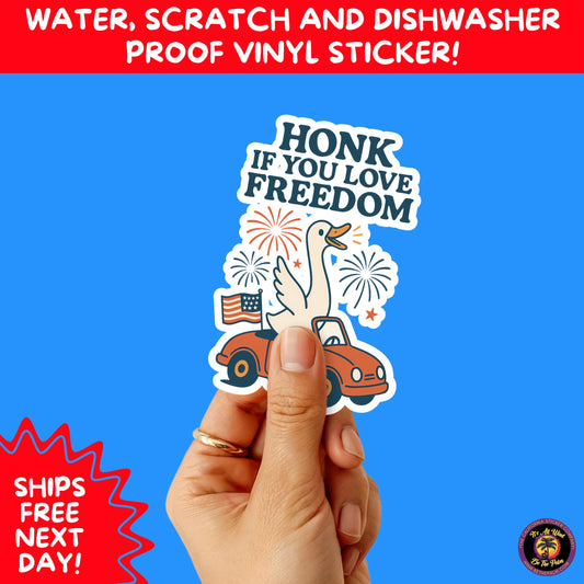 4TH OF JULY | Sticker Pack Independence Day Vinyl Decals, USA Flag, Fireworks, Red White Blue Summer Holiday Patriotic Sticker Set