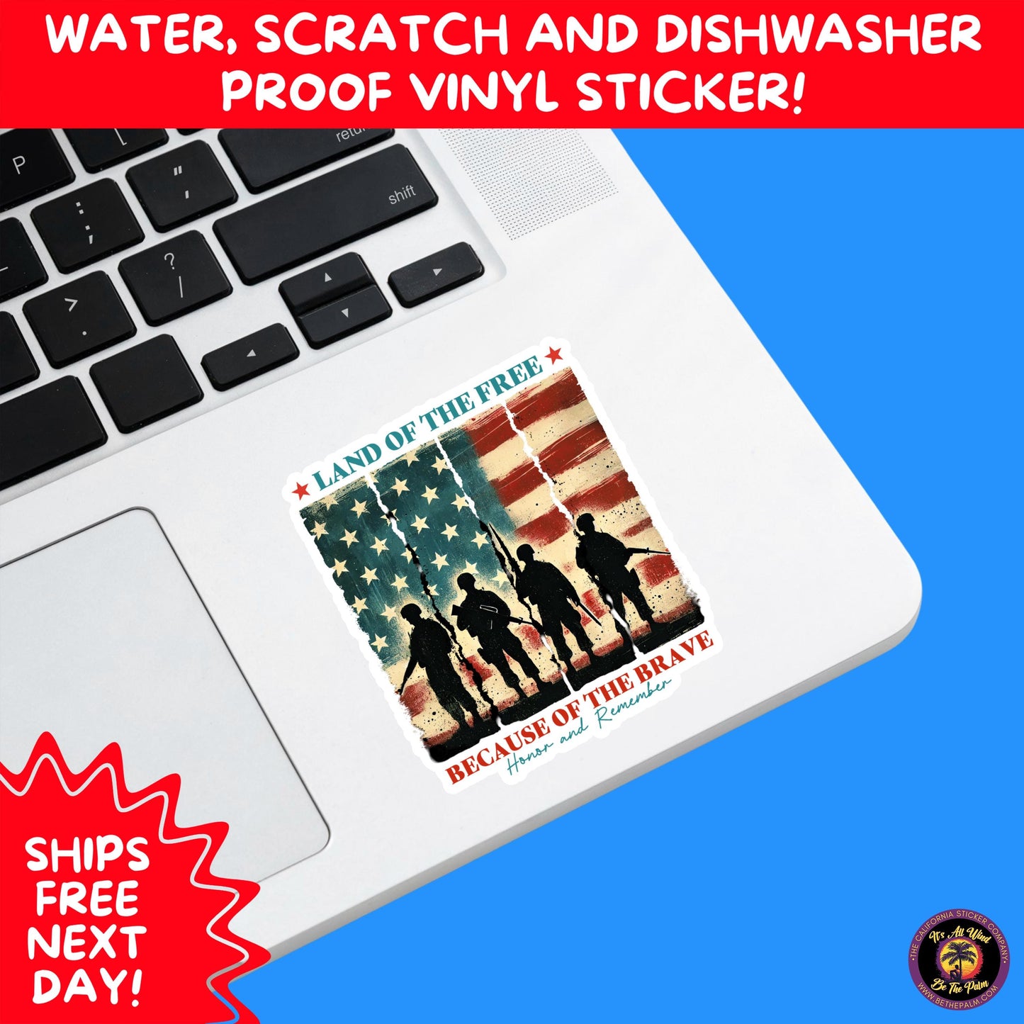 4TH OF JULY | Sticker Pack Independence Day Vinyl Decals, USA Flag, Fireworks, Red White Blue Summer Holiday Patriotic Sticker Set