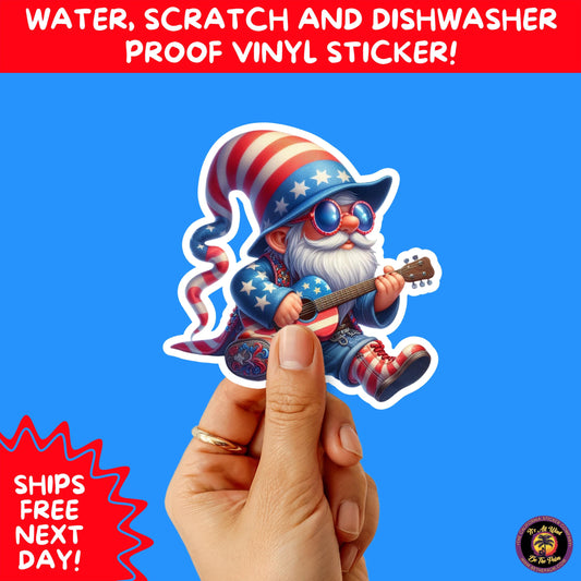 4TH OF JULY | Sticker Pack Independence Day Vinyl Decals, USA Flag, Fireworks, Red White Blue Summer Holiday Patriotic Sticker Set