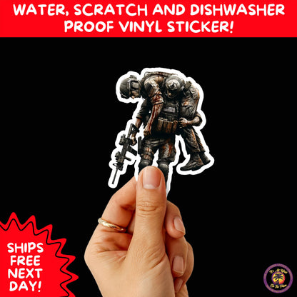 VETERAN STICKERS | Veteran Made Patriotic Vinyl Decals for Military Support, Army Navy Marine Veteran Gifts, American Flag Bumper Sticker