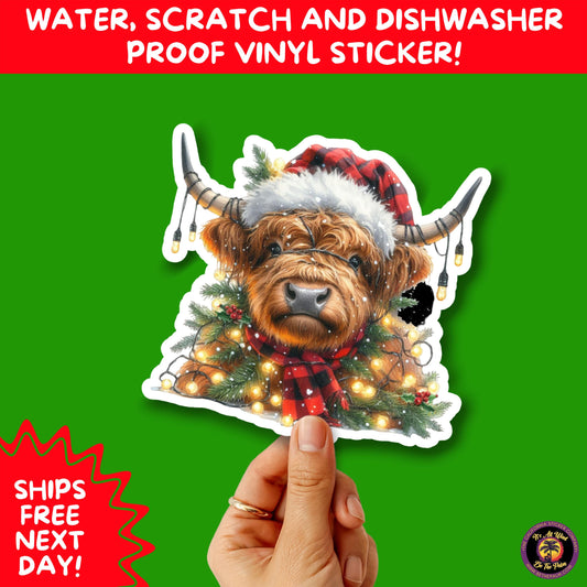 CHRISTMAS STICKER PACK | Festive Holiday Decor Vinyl Stickers Perfect for Journals Gifts Planners Stocking Stuffers Winter Aesthetic Fun
