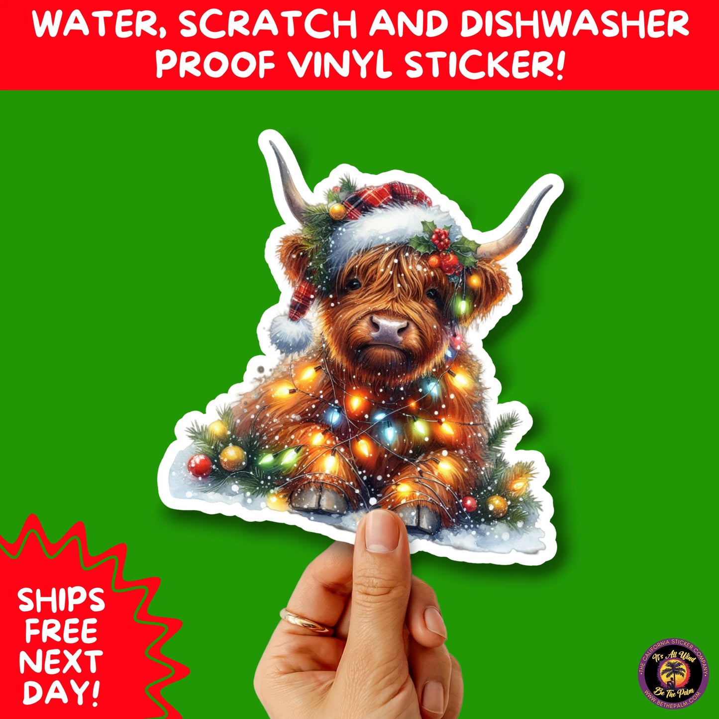 CHRISTMAS STICKER PACK | Festive Holiday Decor Vinyl Stickers Perfect for Journals Gifts Planners Stocking Stuffers Winter Aesthetic Fun