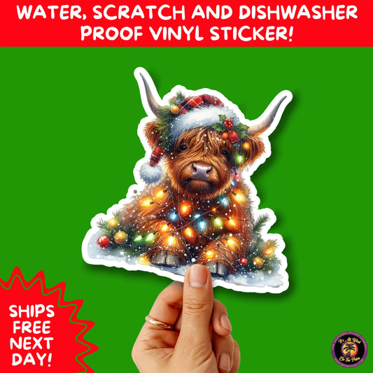 CHRISTMAS STICKER PACK | Festive Holiday Decor Vinyl Stickers Perfect for Journals Gifts Planners Stocking Stuffers Winter Aesthetic Fun
