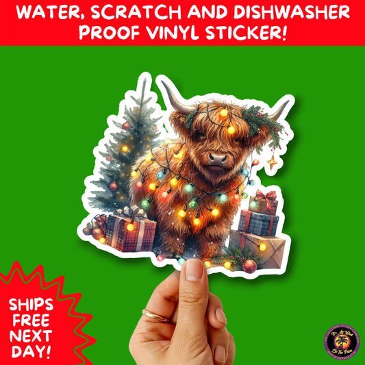 CHRISTMAS STICKER PACK | Festive Holiday Decor Vinyl Stickers Perfect for Journals Gifts Planners Stocking Stuffers Winter Aesthetic Fun