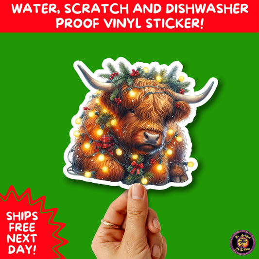 CHRISTMAS STICKER PACK | Festive Holiday Decor Vinyl Stickers Perfect for Journals Gifts Planners Stocking Stuffers Winter Aesthetic Fun