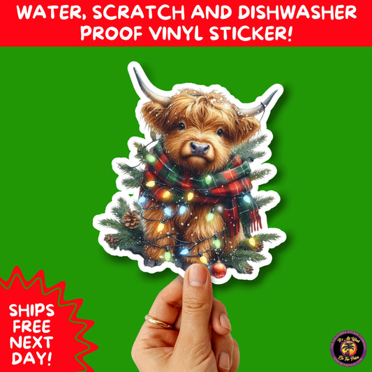 CHRISTMAS STICKER PACK | Festive Holiday Decor Vinyl Stickers Perfect for Journals Gifts Planners Stocking Stuffers Winter Aesthetic Fun