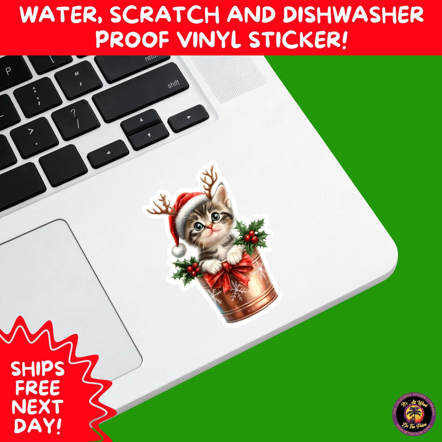 CHRISTMAS STICKER PACK | Festive Holiday Decor Vinyl Stickers Perfect for Journals Gifts Planners Stocking Stuffers Winter Aesthetic Fun