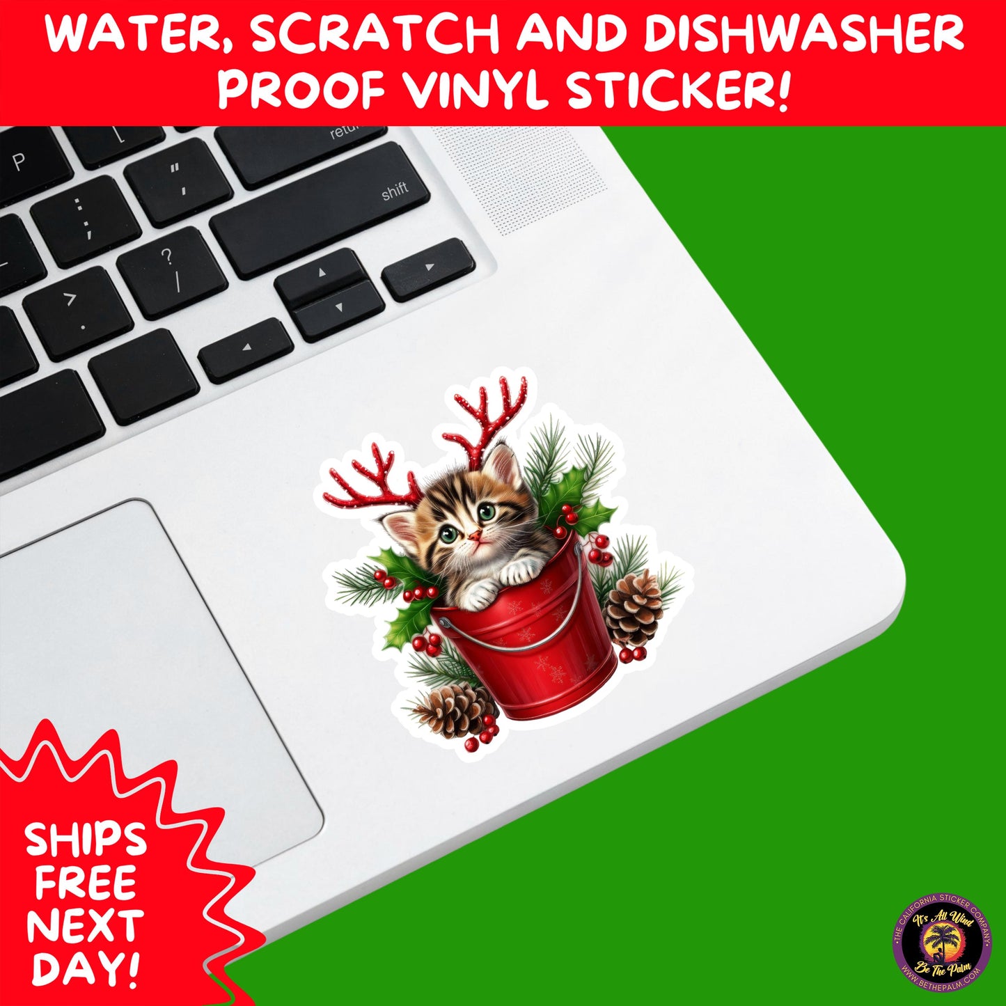 CHRISTMAS STICKER PACK | Festive Holiday Decor Vinyl Stickers Perfect for Journals Gifts Planners Stocking Stuffers Winter Aesthetic Fun
