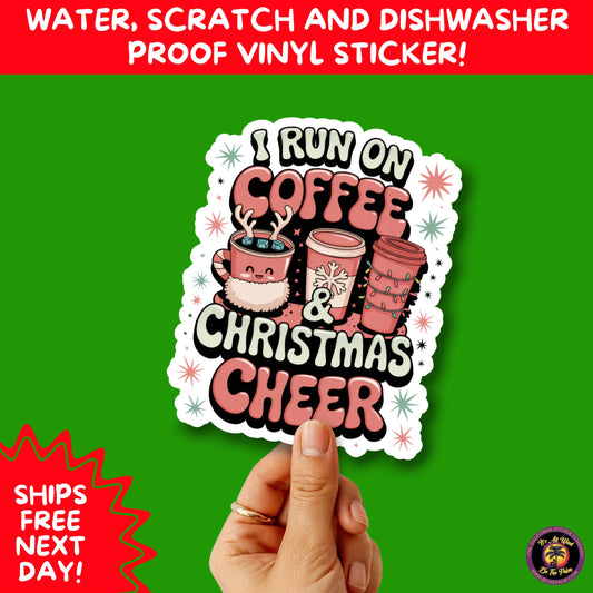 CHRISTMAS STICKER PACK | Festive Holiday Decor Vinyl Stickers Perfect for Journals Gifts Planners Stocking Stuffers Winter Aesthetic Fun