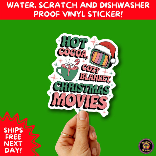 CHRISTMAS STICKER PACK | Festive Holiday Decor Vinyl Stickers Perfect for Journals Gifts Planners Stocking Stuffers Winter Aesthetic Fun
