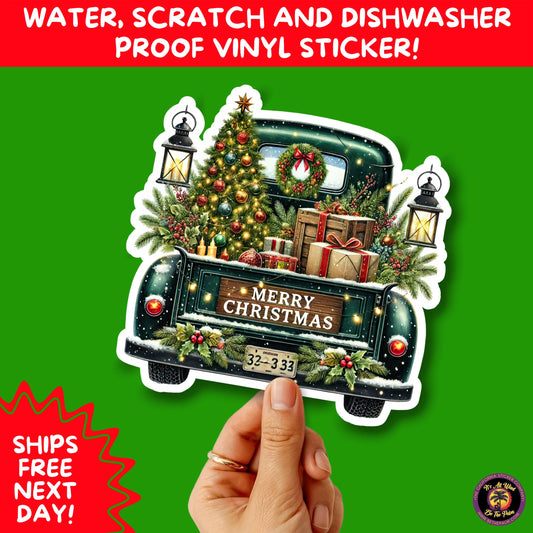CHRISTMAS STICKER PACK | Festive Holiday Decor Vinyl Stickers Perfect for Journals Gifts Planners Stocking Stuffers Winter Aesthetic Fun