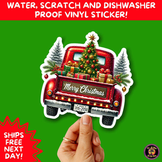 CHRISTMAS STICKER PACK | Festive Holiday Decor Vinyl Stickers Perfect for Journals Gifts Planners Stocking Stuffers Winter Aesthetic Fun