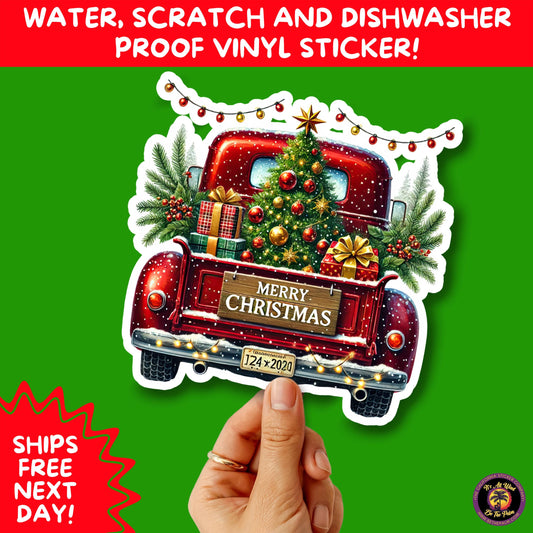 CHRISTMAS STICKER PACK | Festive Holiday Decor Vinyl Stickers Perfect for Journals Gifts Planners Stocking Stuffers Winter Aesthetic Fun