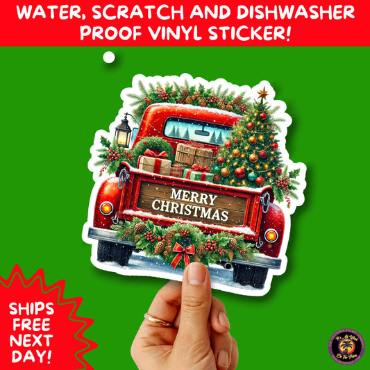 CHRISTMAS STICKER PACK | Festive Holiday Decor Vinyl Stickers Perfect for Journals Gifts Planners Stocking Stuffers Winter Aesthetic Fun