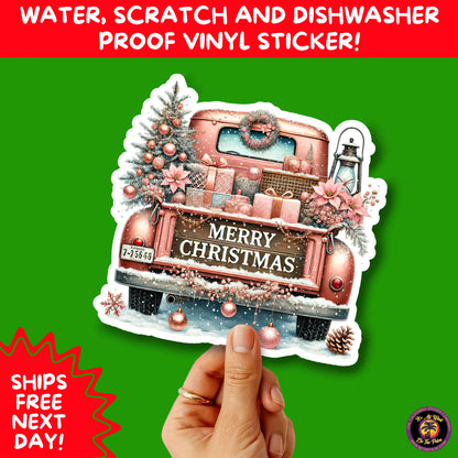 CHRISTMAS STICKER PACK | Festive Holiday Decor Vinyl Stickers Perfect for Journals Gifts Planners Stocking Stuffers Winter Aesthetic Fun