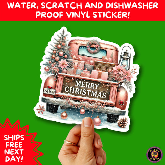 CHRISTMAS STICKER PACK | Festive Holiday Decor Vinyl Stickers Perfect for Journals Gifts Planners Stocking Stuffers Winter Aesthetic Fun