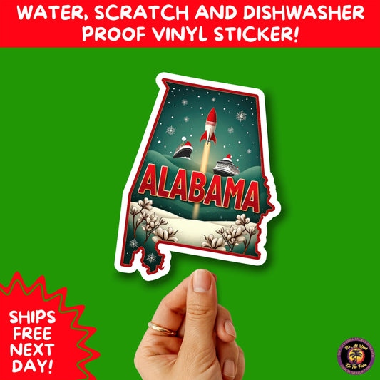 CHRISTMAS STICKER PACK | Festive Holiday Decor Vinyl Stickers Perfect for Journals Gifts Planners Stocking Stuffers Winter Aesthetic Alabama
