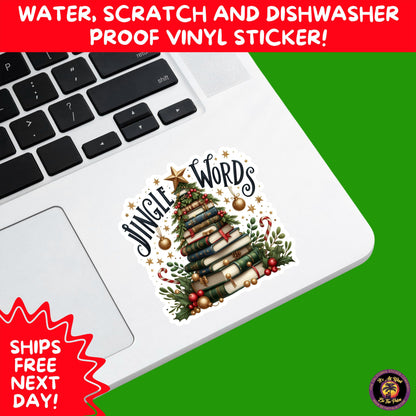 CHRISTMAS STICKER PACK | Festive Holiday Decor Vinyl Stickers Perfect for Journals Gifts Planners Stocking Stuffers Winter Aesthetic Fun