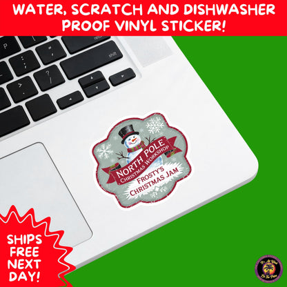 CHRISTMAS STICKER PACK | Festive Holiday Decor Vinyl Stickers Perfect for Journals Gifts Planners Stocking Stuffers Winter Aesthetic Fun