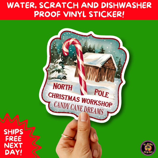 CHRISTMAS STICKER PACK | Festive Holiday Decor Vinyl Stickers Perfect for Journals Gifts Planners Stocking Stuffers Winter Aesthetic Fun