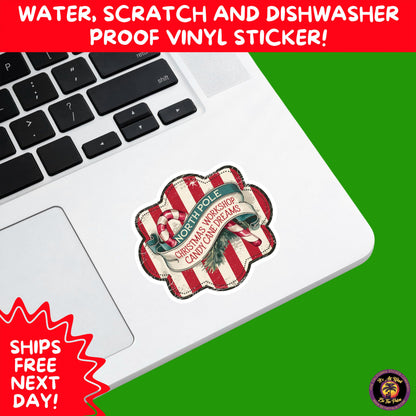 CHRISTMAS STICKER PACK | Festive Holiday Decor Vinyl Stickers Perfect for Journals Gifts Planners Stocking Stuffers Winter Aesthetic Fun