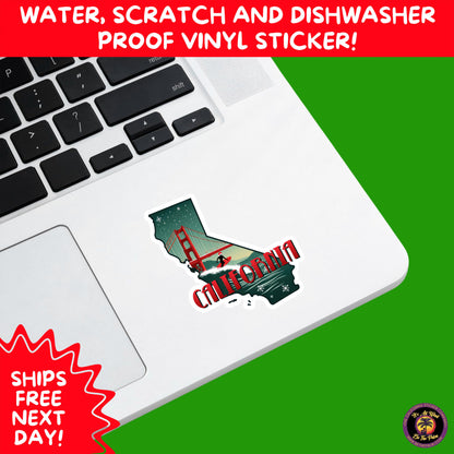 CHRISTMAS STICKER PACK | Festive Holiday Decor Vinyl Stickers Perfect for Journals Gifts Planners Stocking Stuffers Winter for California