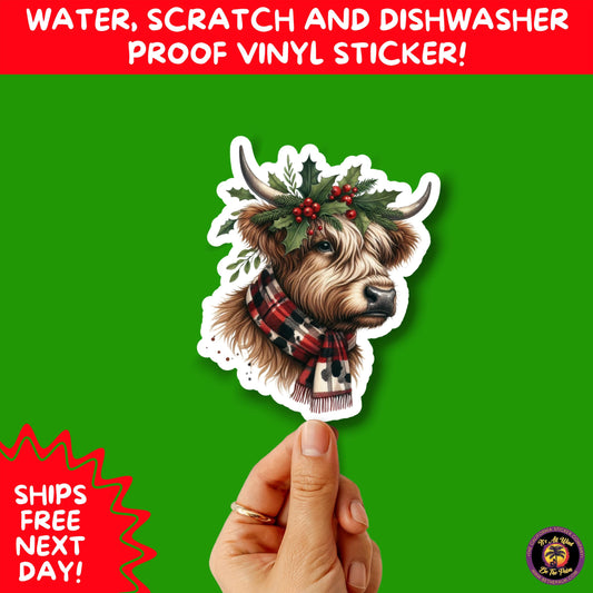 CHRISTMAS STICKER PACK | Festive Holiday Decor Vinyl Stickers Perfect for Journals Gifts Planners Stocking Stuffers Winter Aesthetic Fun