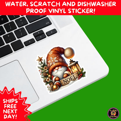 CHRISTMAS STICKER PACK | Festive Holiday Decor Vinyl Stickers Perfect for Journals Gifts Planners Stocking Stuffers Winter for gnome lovers