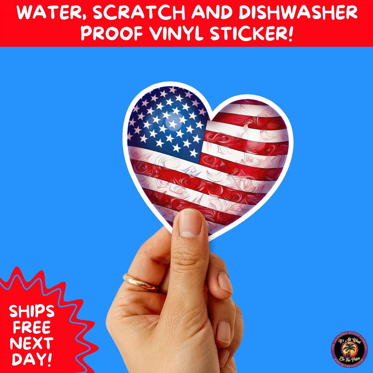 4th of july | sticker pack independence day vinyl decals, usa flag, fireworks, red white blue summer holiday patriotic sticker set