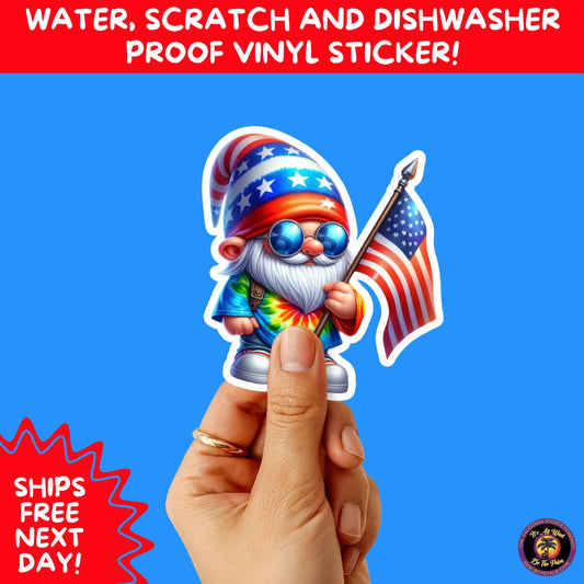 4th of july | sticker pack independence day vinyl decals, usa flag, fireworks, red white blue summer holiday patriotic sticker set