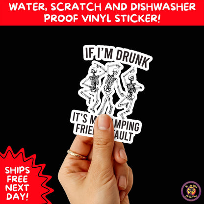 HIKING STICKERS | Set Waterproof Vinyl Decals Ideal for Backpacks Journals Cars Perfect Gift for Trail Walkers Campers and Outdoor Fans