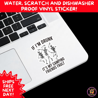 HIKING STICKERS | Set Waterproof Vinyl Decals Ideal for Backpacks Journals Cars Perfect Gift for Trail Walkers Campers and Outdoor Fans