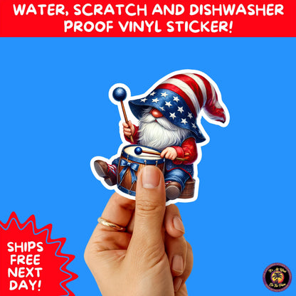 4th of july | sticker pack independence day vinyl decals, usa flag, fireworks, red white blue summer holiday patriotic sticker set