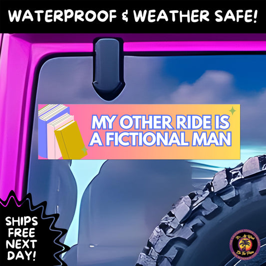 BUMPER STICKER | Funny Vinyl Decals for Cars Trucks Laptops Durable Waterproof Outdoor Sticker Gift for Drivers and Road Trips