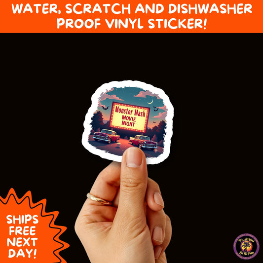 HALLOWEEN VINYL STICKERS | Spooky Ghosts, Witches, Pumpkins, Skulls and Bats – Waterproof Halloween Sticker Pack for All Ages